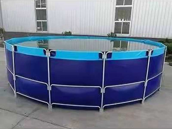 圓形支架魚池，支架水池